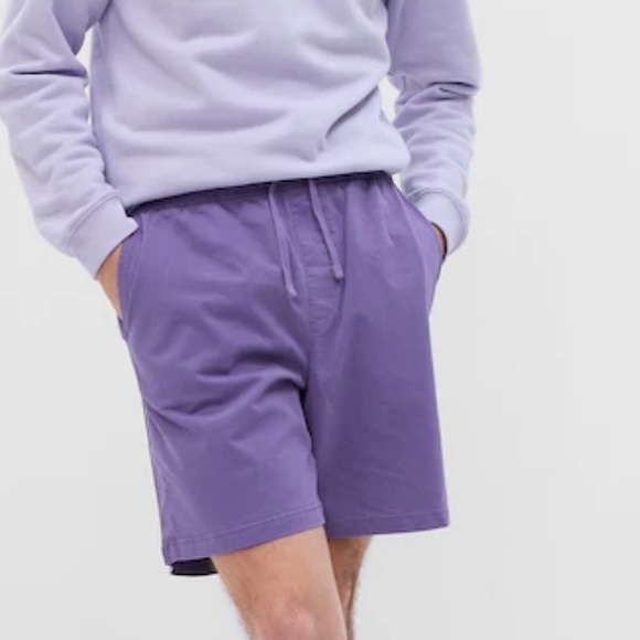 Gap Men’s 7" Easy Shorts With E-Waist, NWT - Picture 1 of 10